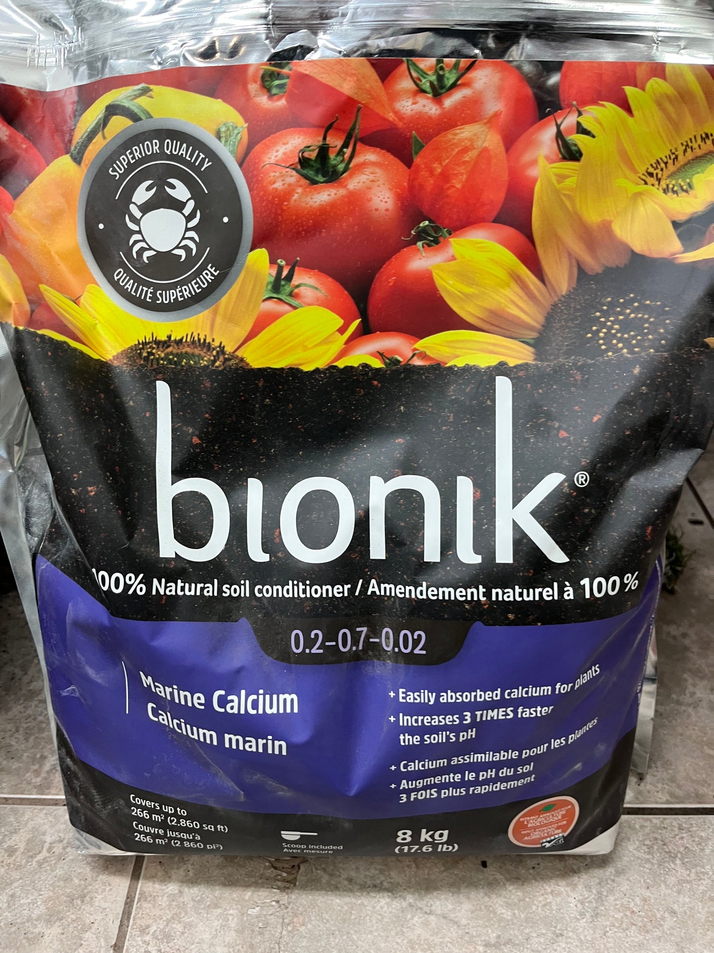Calcium marin