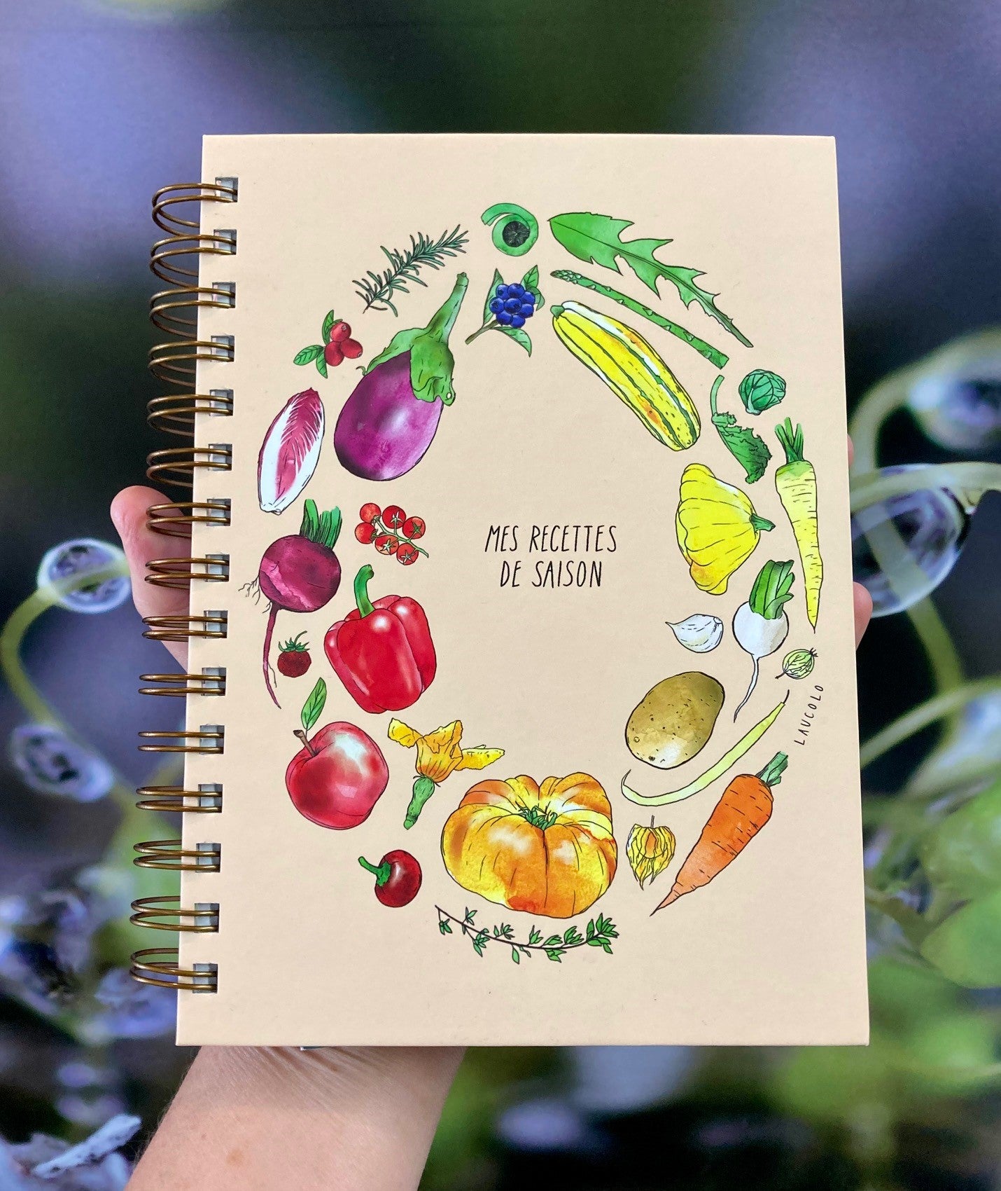 Carnet de notes pour les recettes