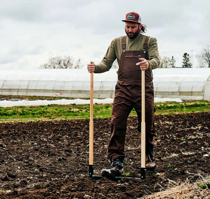 Salopette du jardin Verna pour hommes brune