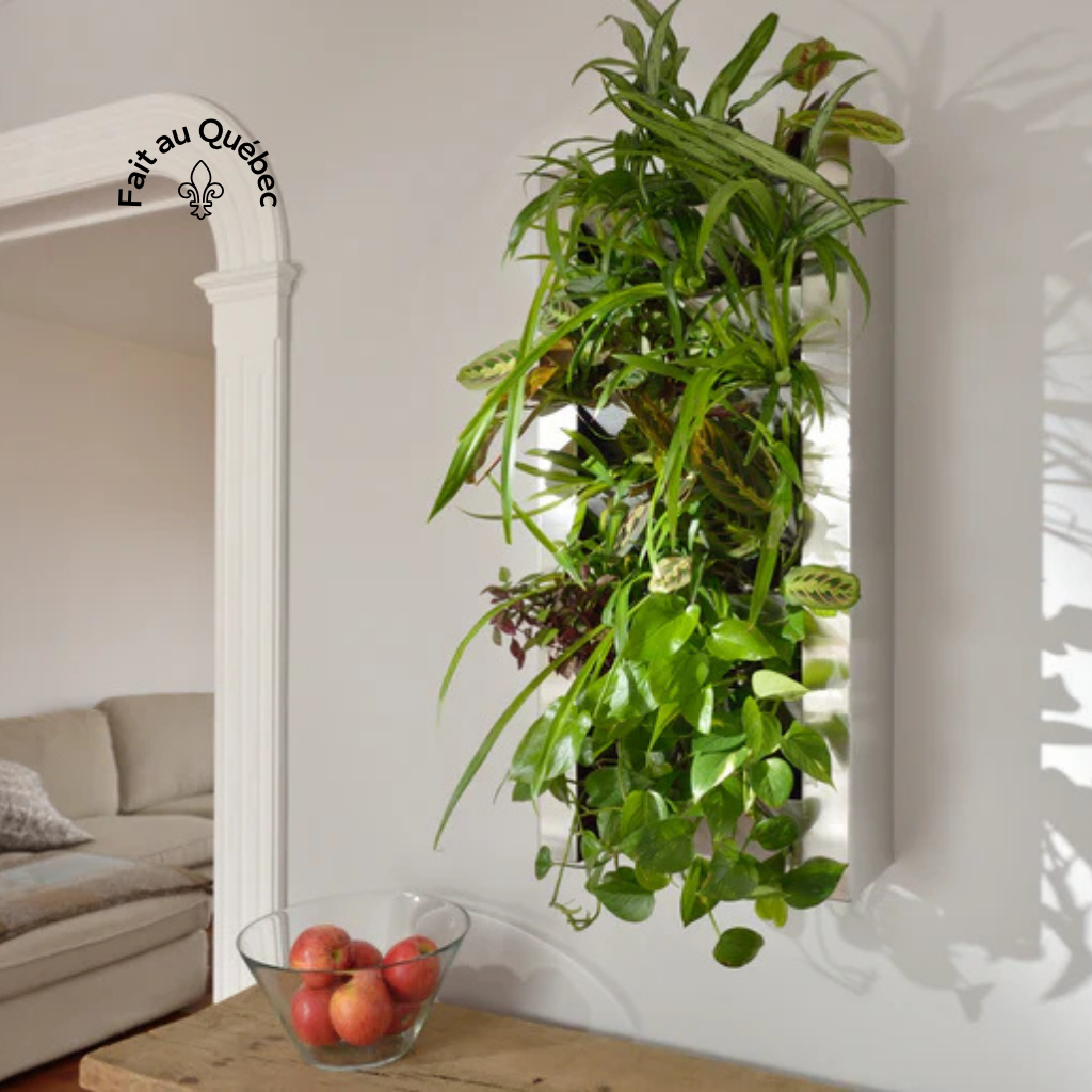 Mur végétal interieur exterieur en acier inoxydable