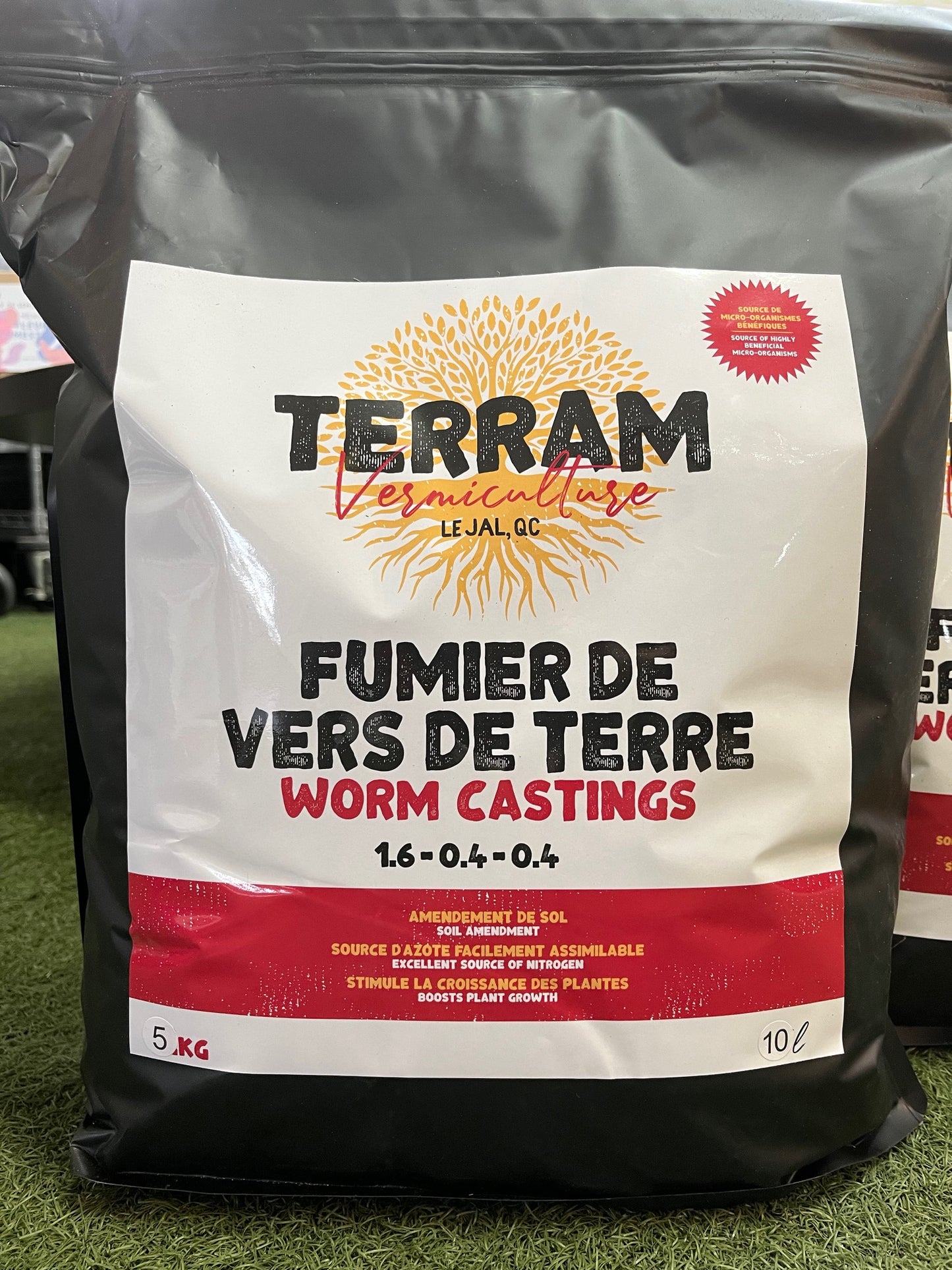 Fumier de vers de terre