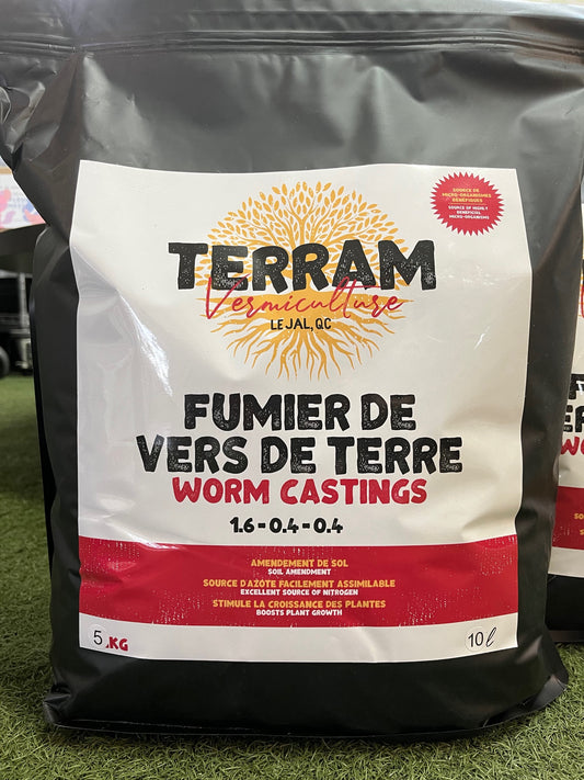 Fumier de vers de terre