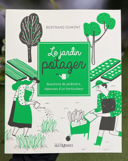 Couverture du livre Le jardin potager écrit par l'auteur québécois Bertrand Dumont