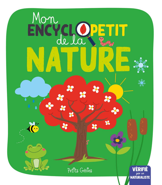 Couverture rigide du livre documentaire Mon encyclopetit de la Nature pour enfants