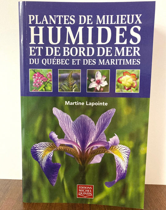 Couverture du livre de terrain Plantes des milieux humides et de bord de mer du Québec et des Maritimes