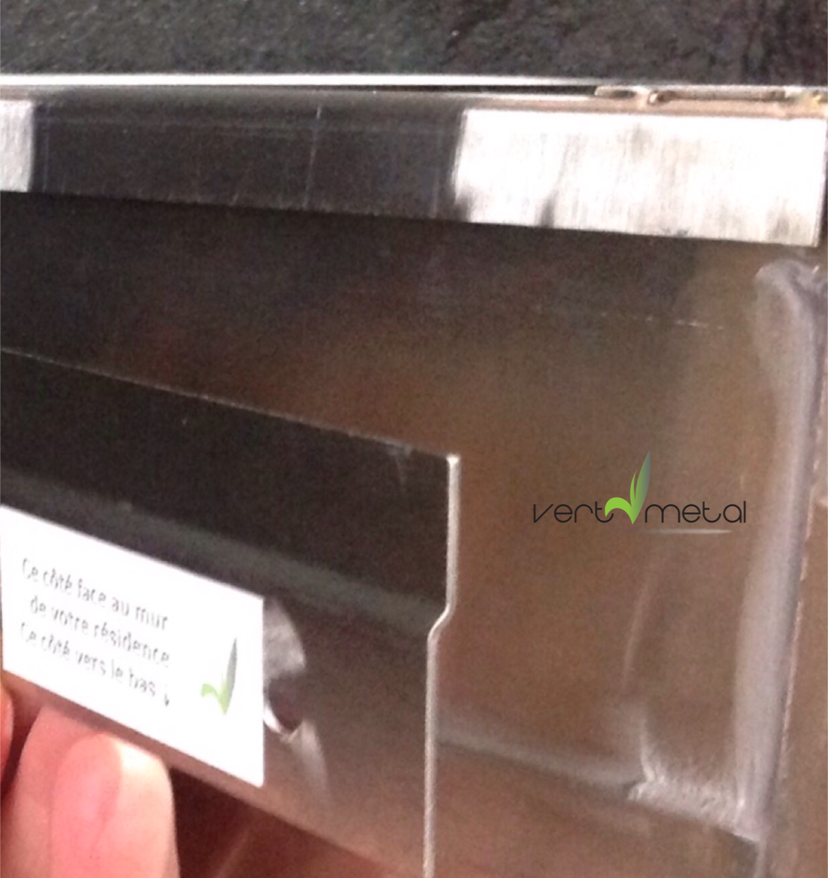 Mur végétal interieur exterieur en acier inoxydable